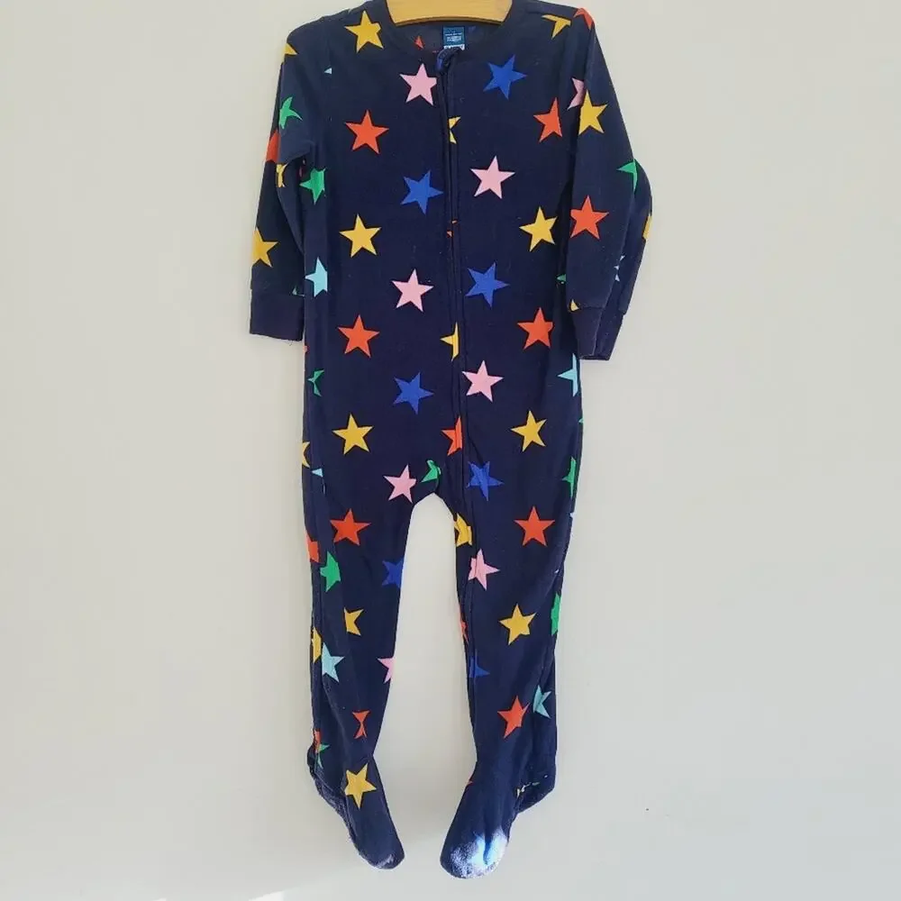 Bundle 3T Old Navy fleece dress and footed pajamas